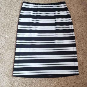 Grace Elements Women's Black & White Pencil Skirt